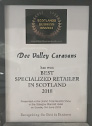 2018 Best Specialized Retailer in Scotland